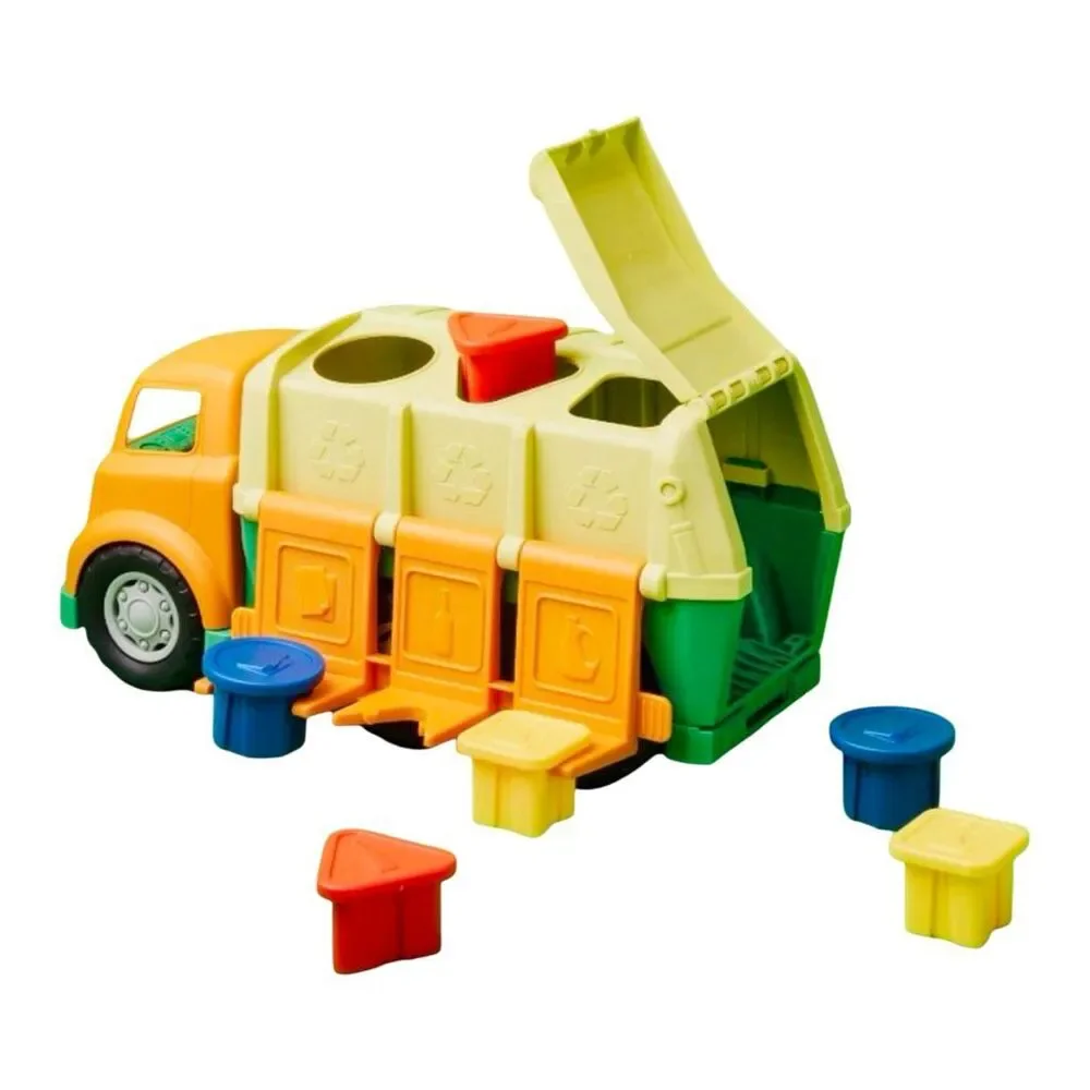 Gigglescape™ Plastic Recycling Truck Toy Vehicle - 10.25”H